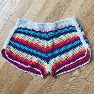 Crochet shorts